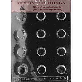 SMALL PEANUT BUTTER CUP Chocolate Candy Mold with Copywrited molding Instructions