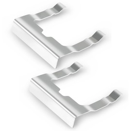 FUSCH 2PCS Rear License Plate Lamp Clips，License Plate Light Retainer Clip Compatible with Dodge Ram 1500 2500 3500 2002-2022 Replace#:55077370AB