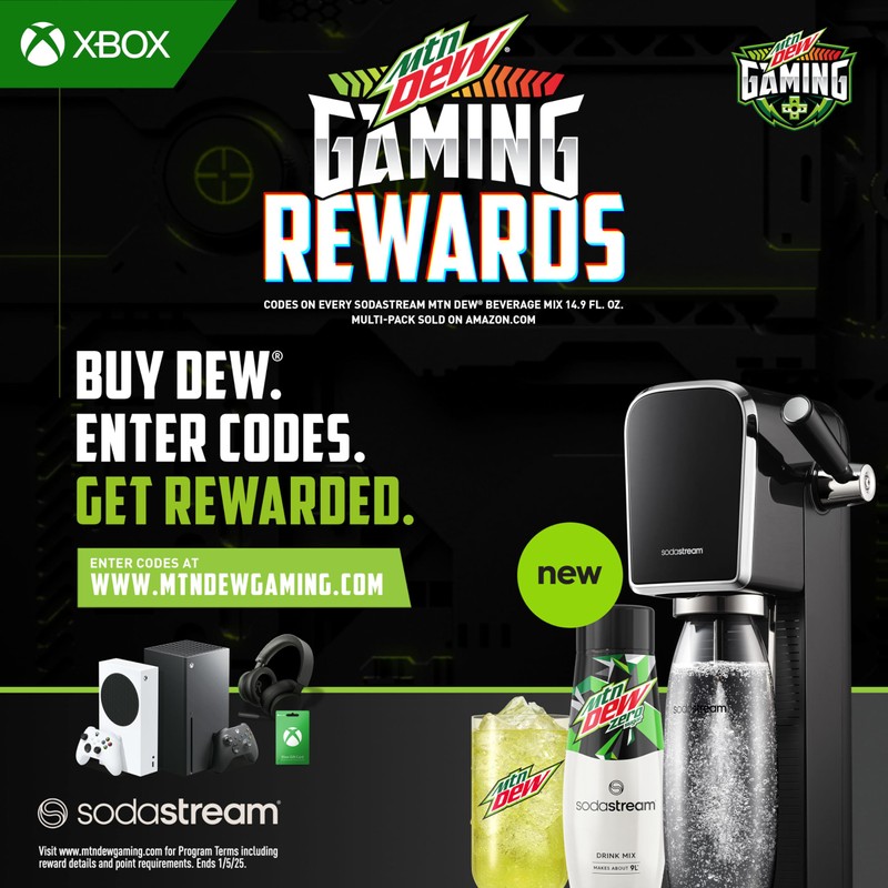 SodaStream® Mountain Dew ® Zero Sugar Soda Drink Mix, 14.9