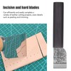 Leather Skiving Knife Flat Mouth Ergonomic Wooden Handle DIY Hand