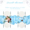 16 Pack Light Blue Cheesecloth Table Runner 17 x 108