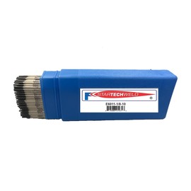 STARTECHWELD 6011 Welding Rod 1/8", E6011 Stick Welding Electrodes 10Lbs with Arc stability E6011 1/8" (1/8" 10 Pound Box) E6011-125-10