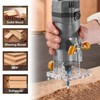 Mesee Downcut Spiral Flush Trim Router Bit 1/4 Inch Shank