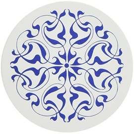 Nagao 221100 Showa Modern Paper Coasters Vine Pattern, 100 Sheets