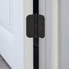 12-Pack Rounded Steel Door Hinges, Oil Rubbed Bronze - 4-inch