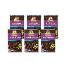 Dr. McDougall's Right Foods Organic Black Bean Soup, 17.6 Ounce (Pack of 6)