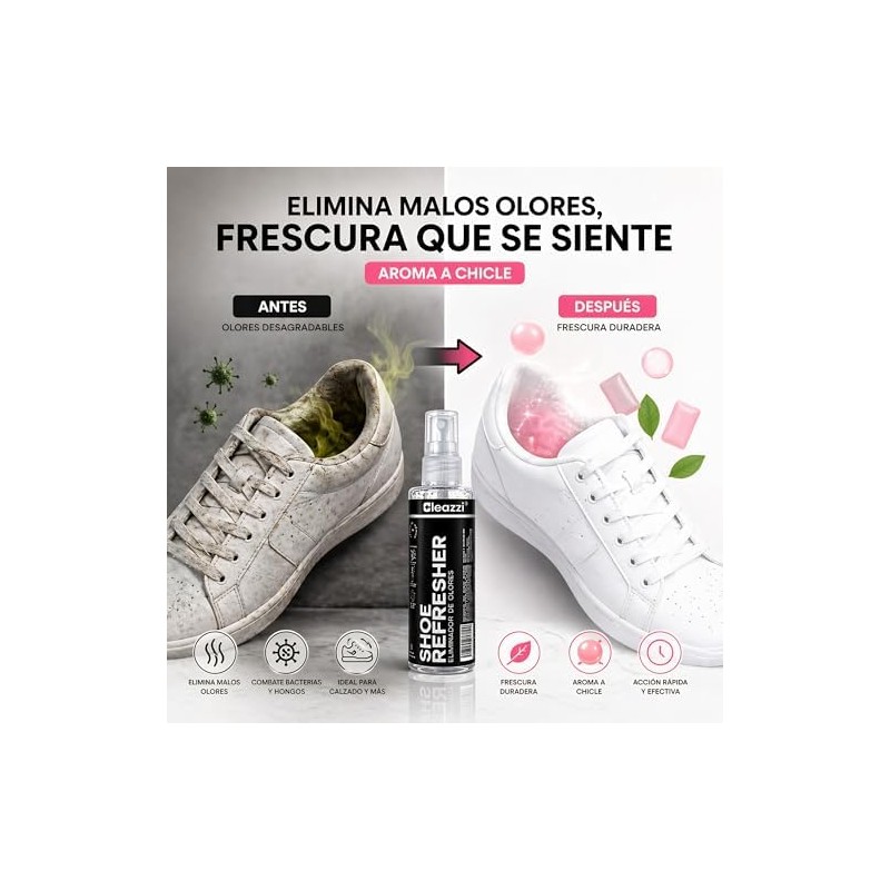 Desodorante para Zapatos 118ml Elimina y Neutraliza los Malos Olores