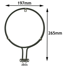Spares2go 2300W Heater Element for Neff Fan Oven/Cookers