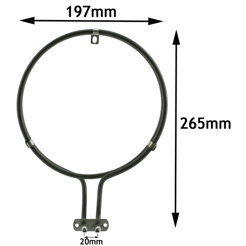 Spares2go 2300W Heater Element for Neff Fan Oven/Cookers