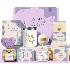 Giftota Sympathy Gifts Baskets for Women – Hug in a Box Care Package Sympathy Gifts for Loss of Loved One, Get Well Soon, Thinking of You Gift Memorial Condolences Grief Bereavement Present for Loss