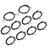 10Pcs Thermistor Sensor NTC Temp Temperature Probe 5x25mm Cylindrical Head