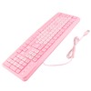 Keyboard USB Wired UltraThin Cute Cartoon for Home Office Laptop
