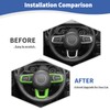 RT-TCZ for Wrangler JL Steering Wheel Trim Decal Panel Green