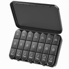 Daviky Weekly Pill Organizer 3X a Day, Large Pill Box