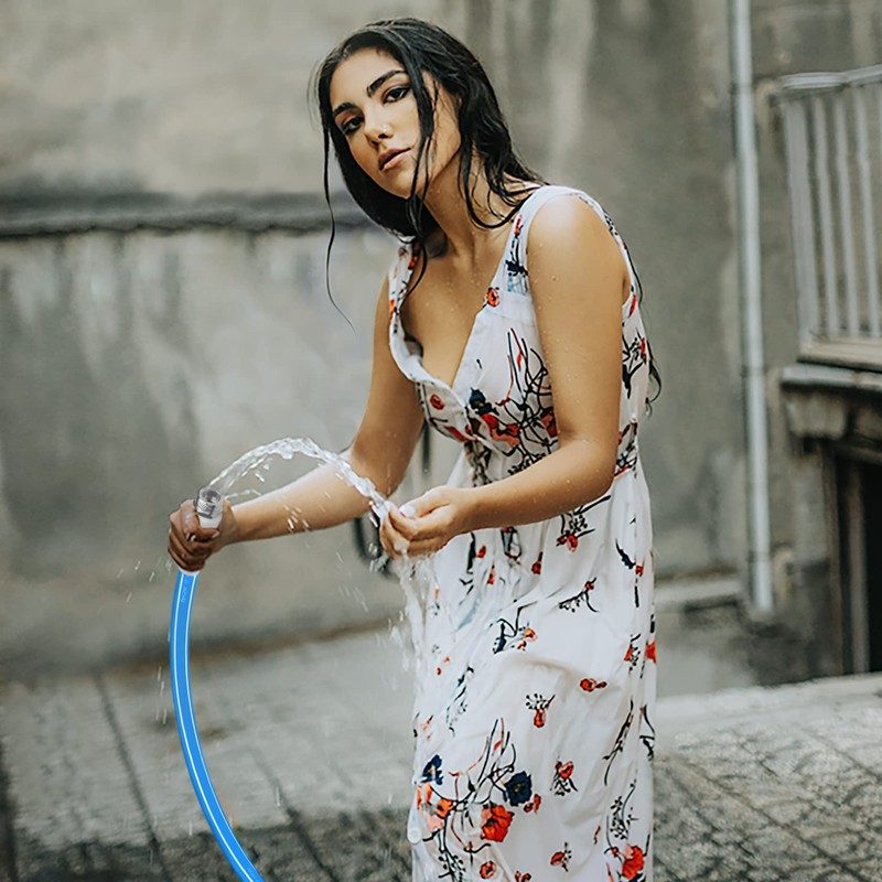 Fevone Garden Leader Hose 3 ft., Lightweight Hybrid Water Hose,