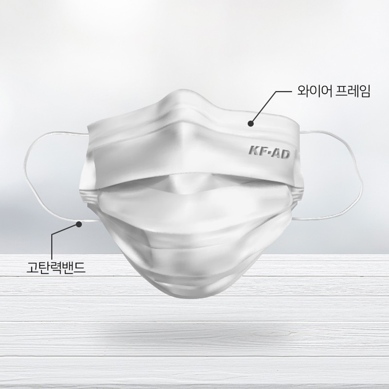 JoEun Droplet Blocking KF-AD Large Disposable Dental Mask 100 sheets