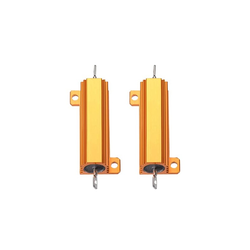 WEIJ 2Pcs RX24 50W 1.5 Ohm Aluminum Case Load Current