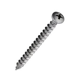 Batch Libis B-AN60SP Stainless Steel Coating Pan 2.0 x 2.4 inches (5 x 60 mm) 32 Pieces ALC Screw Concrete Screw