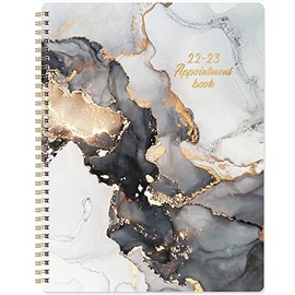 2022-2023 Appointment Book - 2022-2023 Daily Hourly Planner, 8" x 10", Jul. 2022 - Jun. 2023, Weekly Appointment Book with 30-Minute Interval + Thick Paper + Twin-Wire Binding + Printed Tabs + Flexible Cover