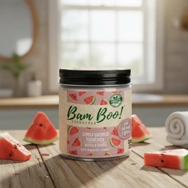 Crema Hidratante y Humectante para Cara y Cuerpo Sandía y Coco 220g Bam Boo! Lifestyle (Sandía)
