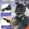 iGuerburn 2Pcs Helmet Quick Release Buckle Kit, Stainless Steel Motorcycle