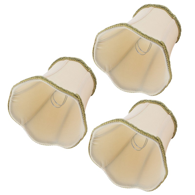 3Pcs Modern Lampshade European Style ClipOn E14 Chandelier Lamp Shade