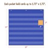 EAMAY Classroom Monthly Calendar Pocket Chart for 2.75 * 2.75