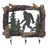 Top Brass Bigfoot Sasquatch Silhouette Wall Mount Key Holder –