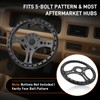 Lightweight Aluminum Alloy 13.5" Racing Steering Wheel - Only 1.57lbs,