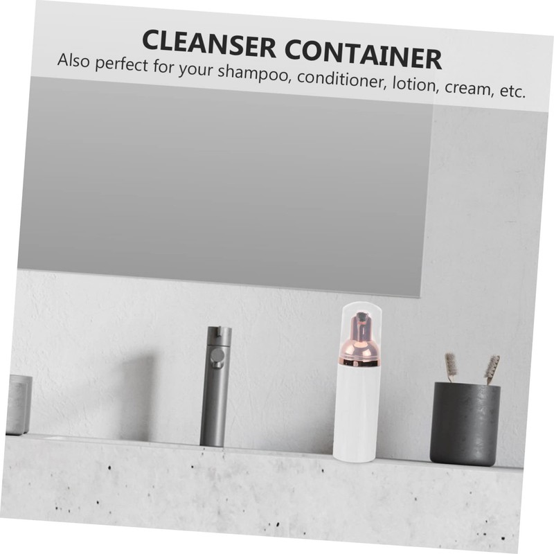 Baluue Reusable Foam-Making Containers Makeup Pump Bottle Shampoo Conditioning Cream