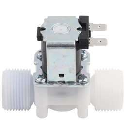 DC 12V Solenoid Valve DN20 3/4 Inch Electromagnetic Switch Normally Closed N/C Water Inlet Flow Switch Quick Connection