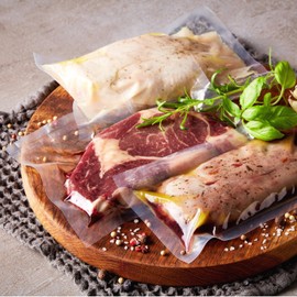 SilverRack Vacuum Bags for Vacuum Sealer [Pack of 50] in (20 x 30 cm) - Foil Vacuum Bags for Vacuum Sealer - Vacuum Film Bags for Film Welding Machine - Vacuum Bags Sous Vide