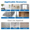 Tyqour 30Pcs Self Adhesive Ceiling Hooks for Hanging Drop Ceiling