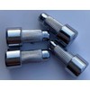 Wheel Cover Bolt Silver 4PCS Wheel Rim Bolt Chrom Fuel