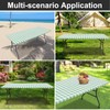 Spotjoy Rectangle Picnic Table Cloth, Waterproof Elastic Fitted Outdoor Table