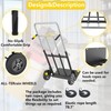 Hand Trucks Heavy Duty, Dolly Cart with Wheels 600LB Capacity,