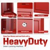 Metal Donation Box-Suggestion Box with Slot and lock-Cash Lock box