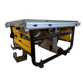 Vacuum Adapter for Portable Table Saws - Universal Fits - Dust Collection - Galactic Gadgets (1-1/4in Black)