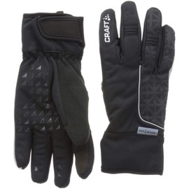 Craft Sportswear Unisex Siberian Wind & Waterproof Bike & Cycling Gloves, Black, Medium