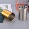 Gold Stainless Steel Fruit Fork Holder Dessert Spoon Holder Food