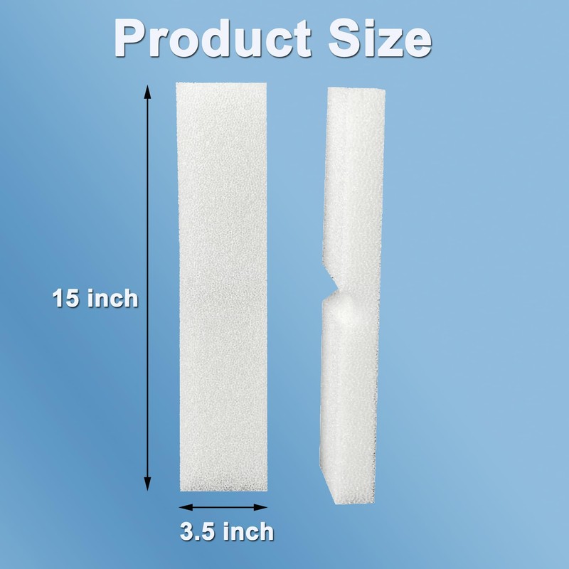 Qzbhct Foam Filter Pads for Fluval Fx4 FX5 FX6 Canister