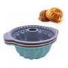 Innova Market Molde De Silicón Rosca Chiffon Pan Gelatina
