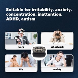 Portable Fidget Slider, Fidgets for Adults, Magnetic Fidget Slider, Multiple Anxiety Disorder, Desktop Stress Relief, Birthday Gifts for Boyfriend, Husband and Dad