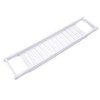 Modern White Color MDF Bath Tray Bathtub Storage Rack Shelf