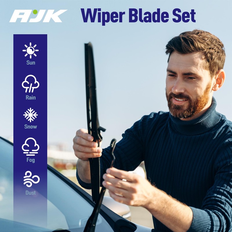 AJK Front Windshield Wiper for GMC Sierra 2019-2025, Original Equipment