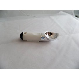 Tupperware Ice Cream Scoop Magnet New  White / Blue  Vintage