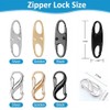 YYingYYue Zipper Clip, Zipper Pull, Anti-Theft, Small Carabiner, Replacement Keychain,