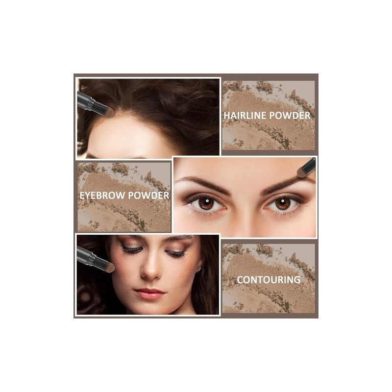 Hairline Powder Stick Cubre Raíces Capilar, Marrón claro | Instantáneo,