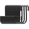 zeyedemo 20PCS S Hooks Stainless Steel Hooks Hanging Hooks Small