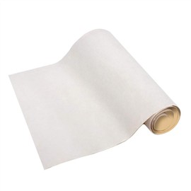 Mesheshe 2PCS Self Adhesive Felt Fabric, Soft Velvet Drawer Liner, DIY Velvet Fabric for Art & Crafts, Jewelry Box Felt Liner, Solid Color Felt Wallpaper (14.6" x 39.4", White)